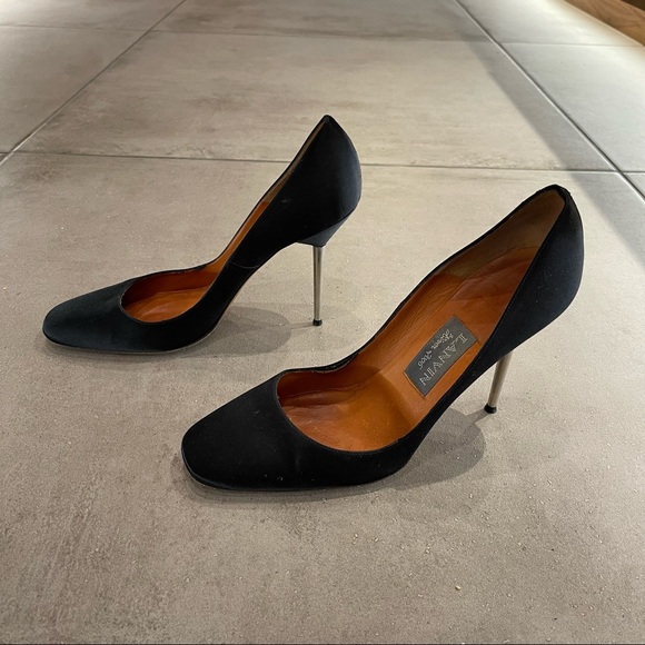 Lanvin Black Metal Heels 2006 River